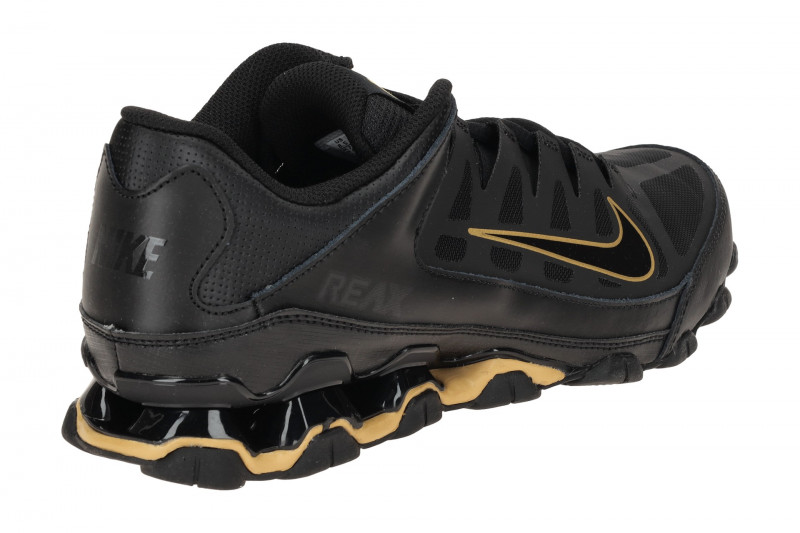 NIKE Reax Schuhe schwarz gold Herren Trainer