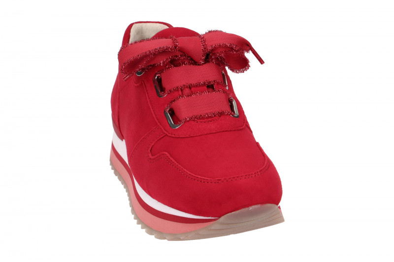 Gabor York Schuhe rot Plateau Sneaker