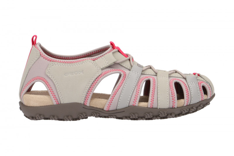 Geox Sandale Strel grau pink D7125U