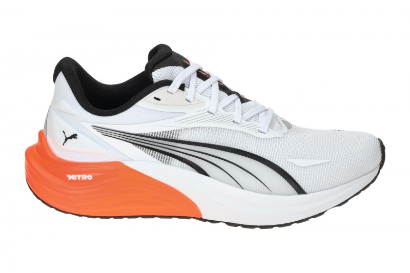 Puma Electrify Nitro Schuhe weiß rot Herren Sportschuhe Sneaker 310789