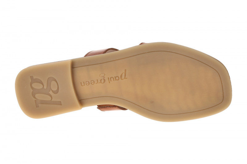 Paul Green Pantolette braun Schnallen-T-Steg 6188