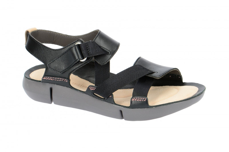 Clarks Tri Clover Damen Sandale schwarz
