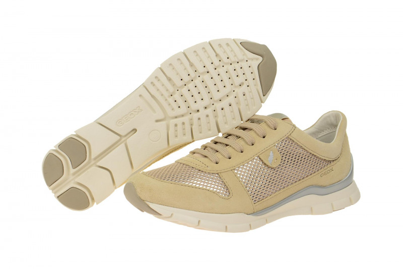Geox Sukie Schuhe beige silber D52F2A