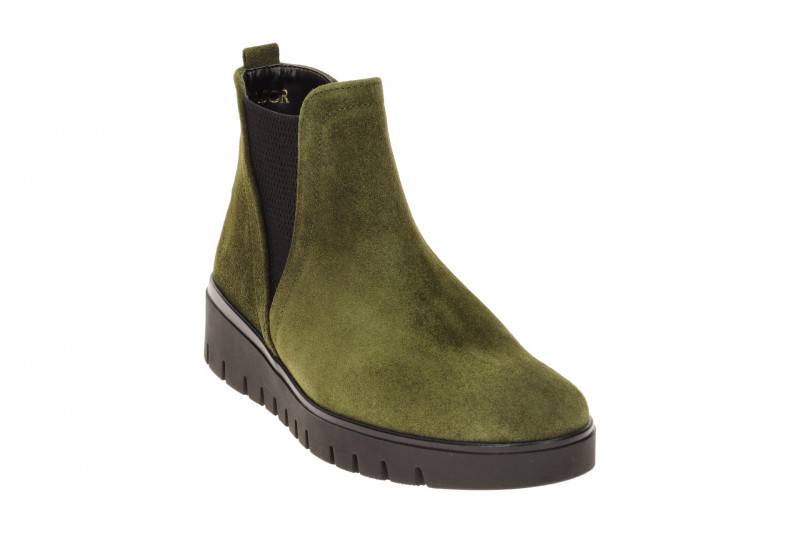 Gabor Keil Stiefelette grün olive Chelsea Stil 8015.01.006