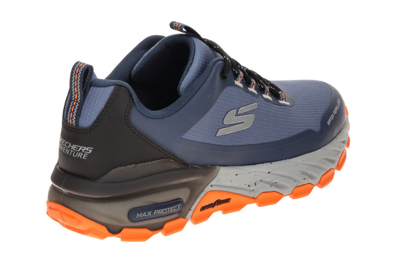 Skechers Max Protect Schuhe blau orange Herren Outdoor 237669