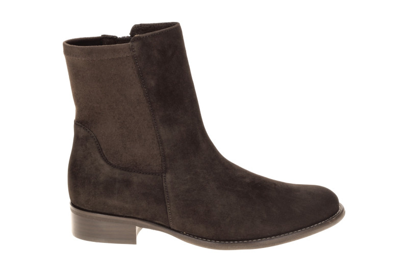 Gabor Stiefelette braun mocca Samt 8035.05.003