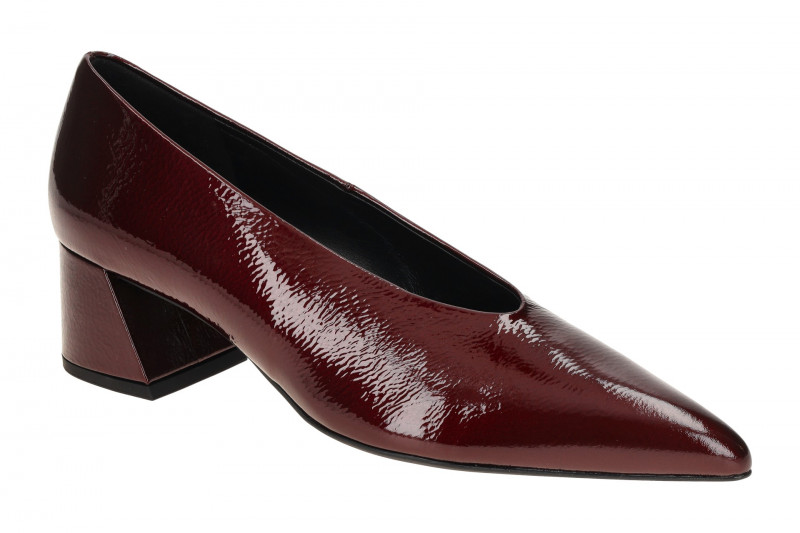 Högl 4531 Pumps rot cabernet Lack metallic