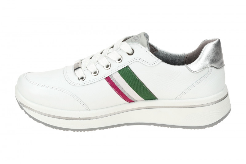 ARA Sapporo 3 Schuhe Sneaker weiß silber 12-27542