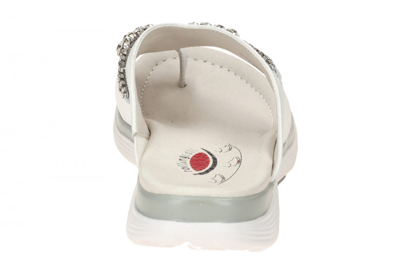 Gabor RollingSoft Pantolette weiß Strass 66.812.50