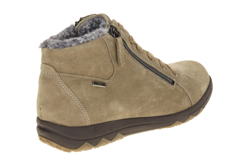 Waldläufer Teresa Winter Stiefelette taupe braun H-Weite Waterproof 961971
