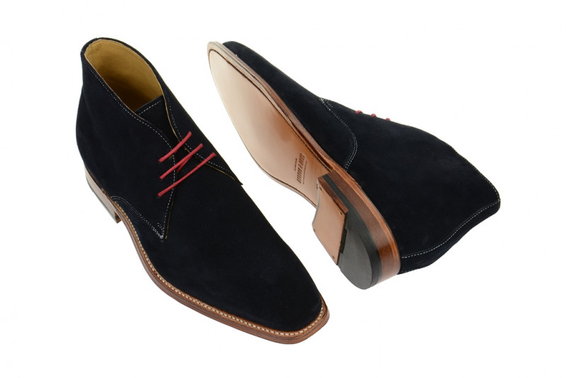 Gordon & Bros. Stiefelette Gregory blau Rahmengenäht 3999