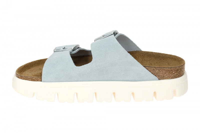 Birkenstock Arizona Papillio Chunky Pantolette hellblau SCHMAL 1029141