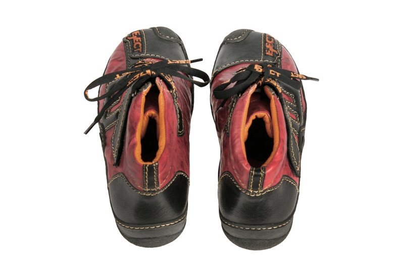 Eject Skat Schuhe E-10621 Boots rot schwarz