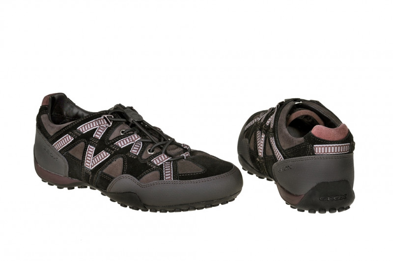 Geox Schuhe Snake - schwarz Herrenschuhe Gummizug