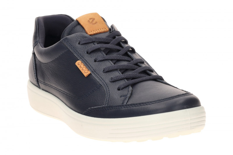 Ecco Soft 7 Schuhe blau Herren Slipper Easy Entry 490574