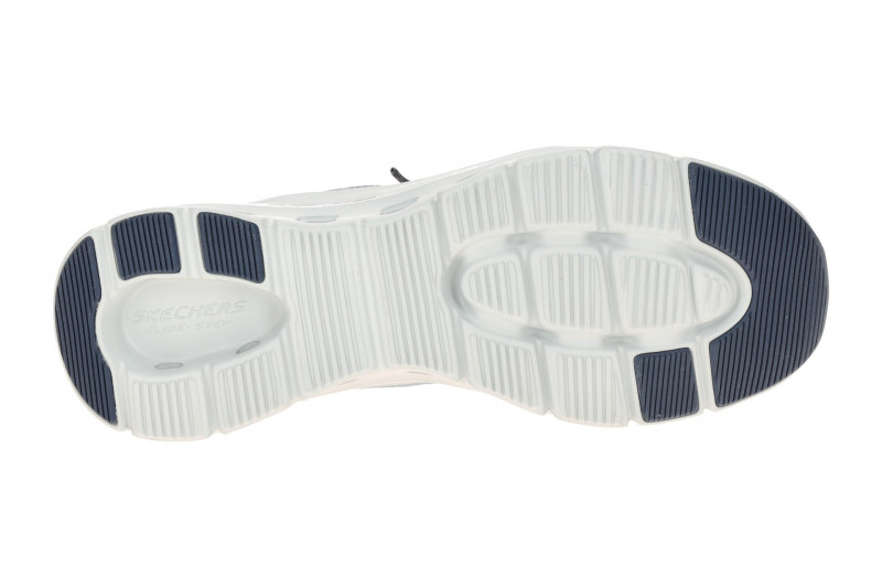 Skechers Glide Step Schuhe Slipper blau slate 150484