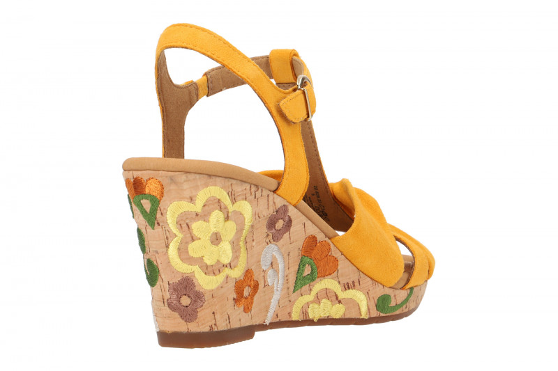 Gabor Keil Sandalen gelb Kork 22.828.22