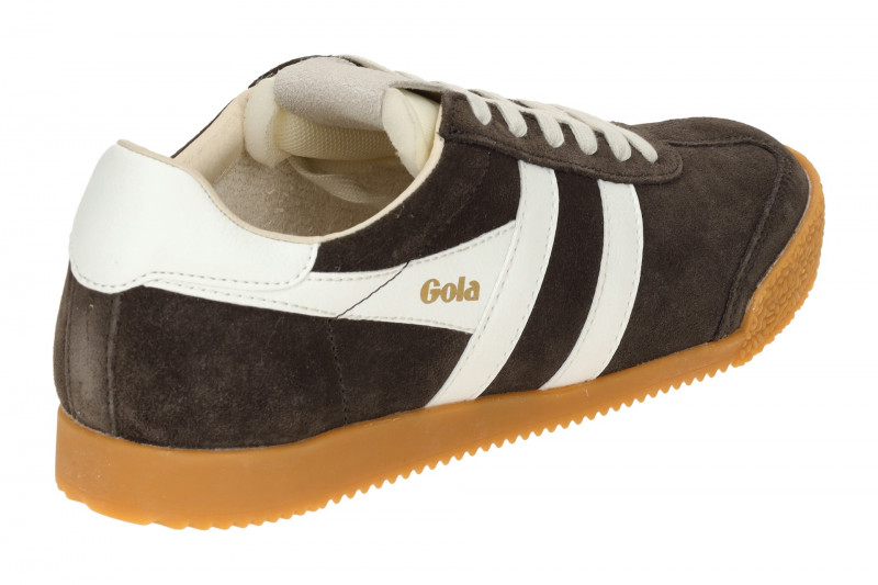Gola Elan Schuhe Sneakers braun weiß Damen CLB538