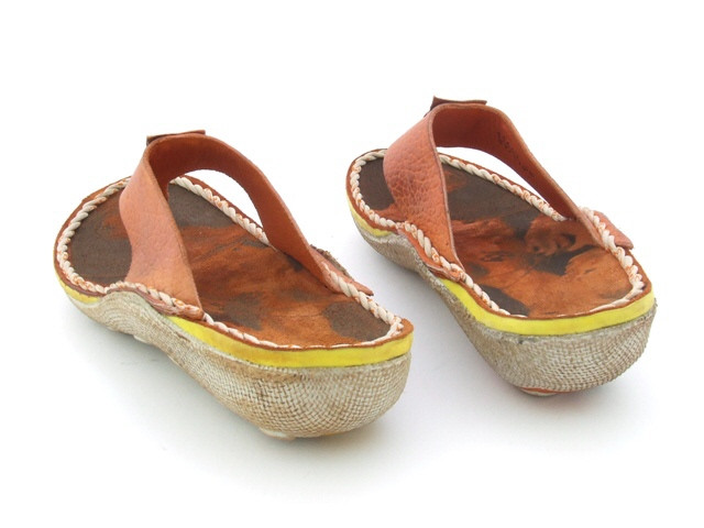 Eject Fixe E-11507 Damen Pantoletten orange