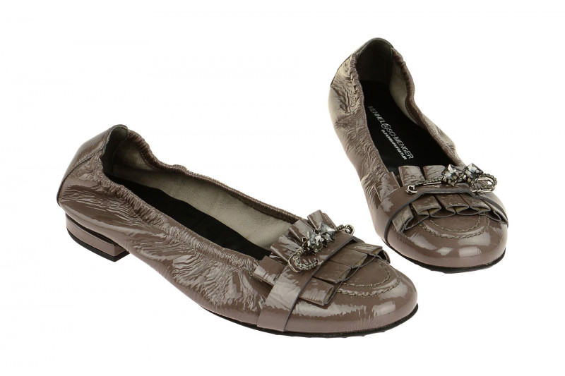K&S Malu Ballerinas grau Lack 10820