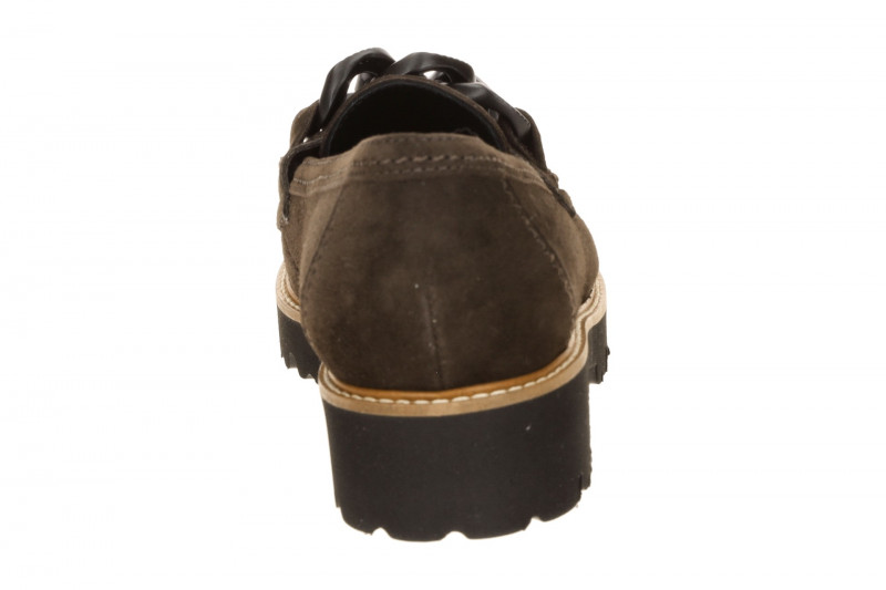 Gabor Fashion Schuhe Slipper braun Velour Loafer 4013.01