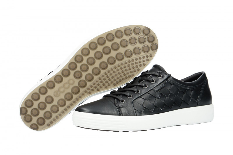 Ecco Schuhe Soft 7 schwarz karo