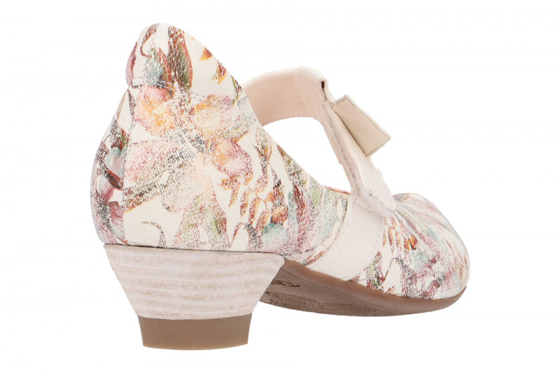 Think Aida Riemchen Pumps weiß effekt tahiti