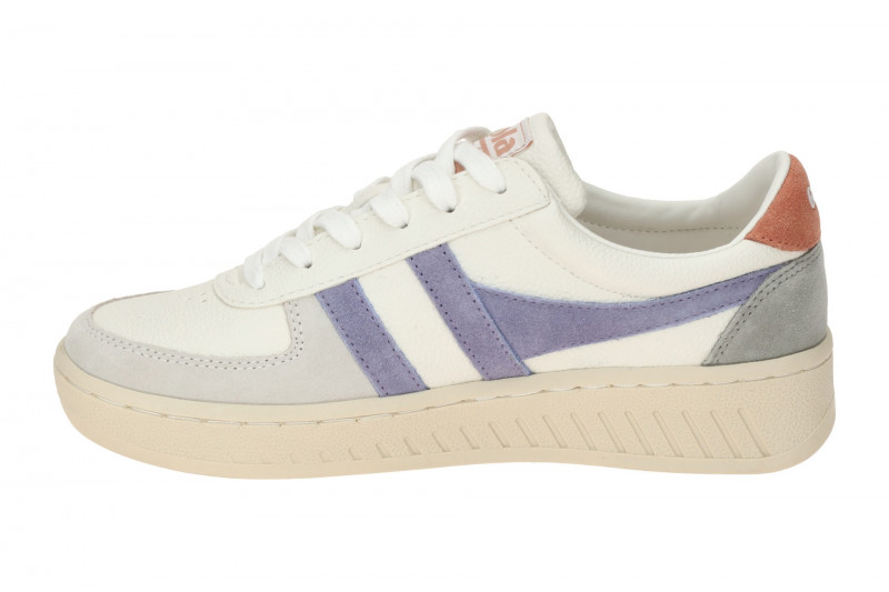 Gola Grandslam Trident Schuhe Sneakers weiß violett CLA415