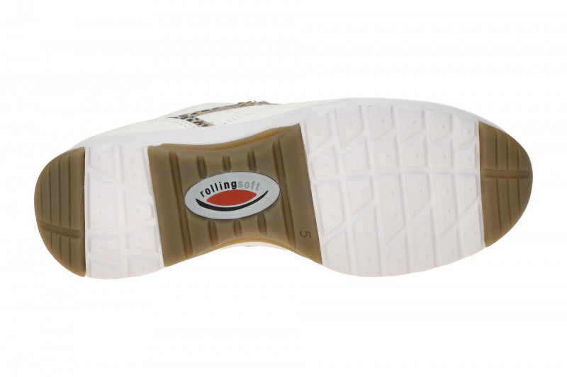 Gabor RollingSoft Schuhe weiß Glattleder LEO 86.978.25