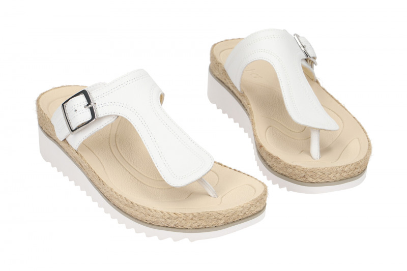 Gabor Pantolette weiß Glattleder 63.726.21