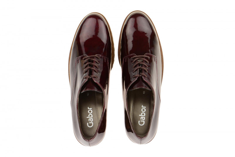Gabor Schuhe dunkel-rot Lack 51.412.95