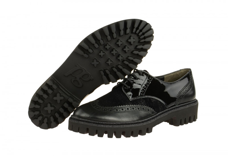 Paul Green Schuhe schwarz Profilsohle 2292