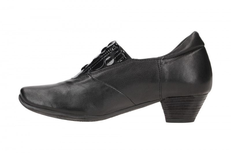 Think Aida Schuhe schwarz Lack-Punkte 809