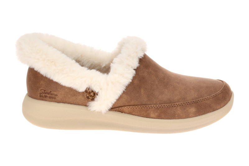 Skechers Cosy Escape Slipper Schuhe braun Slip Ins