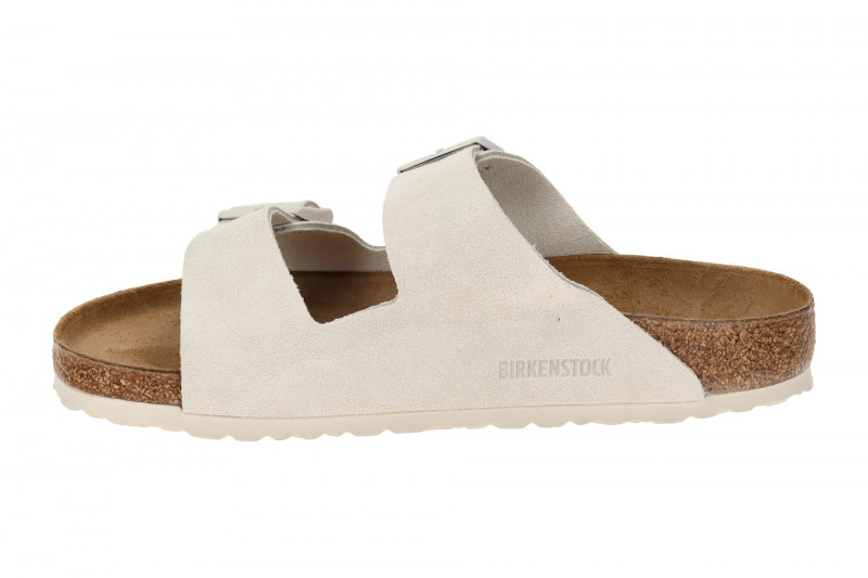 Birkenstock Arizona BS Pantolette antik weiß Normal-Weit 1026817