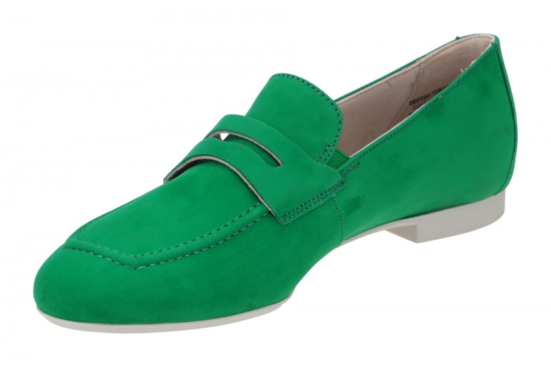 Paul Green Slipper Loafer grün Nubuck 2954