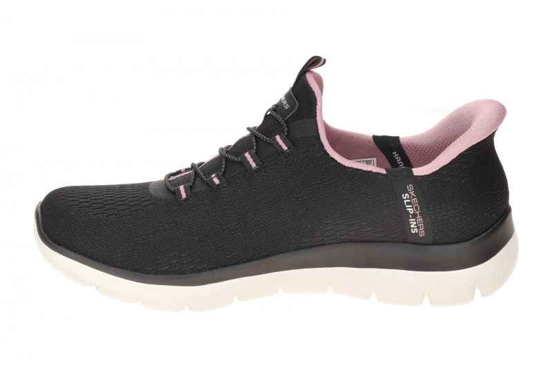 Skechers Summits Schuhe schwarz rosa SLIP-INS 150284