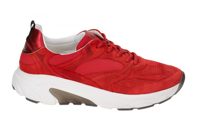 Gabor RollingSoft Schuhe rot fire Velour 66.936.38