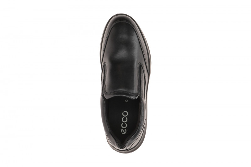 Ecco City Stride Slipper Schuhe schwarz Glattleder 571824