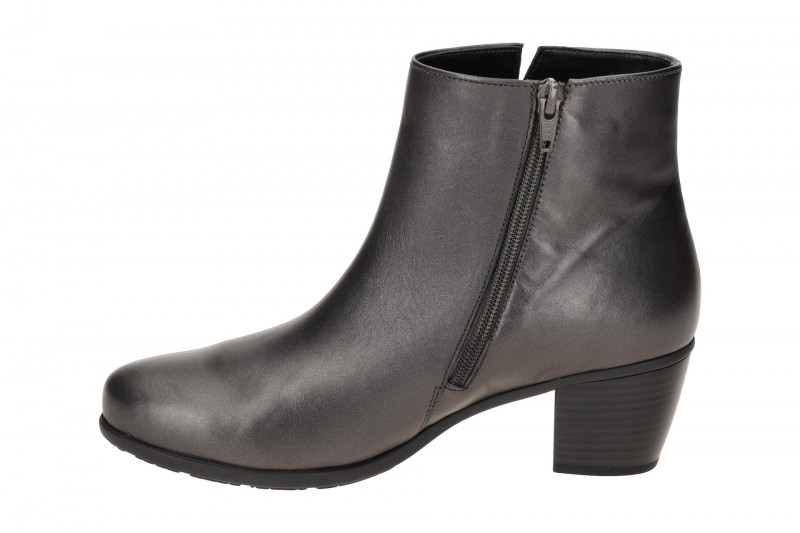 Gabor Stiefelette grau antiksilber Seidenmatt 55.524.69