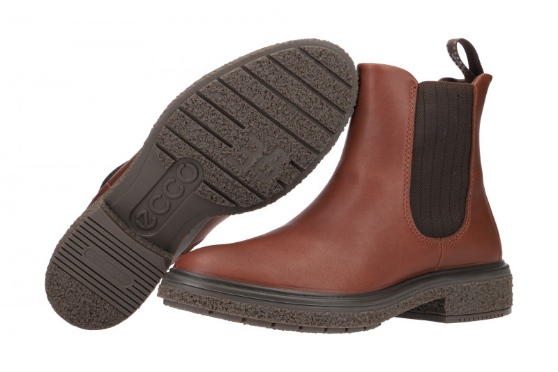 Ecco CrepeTray Damen Stiefelette braun