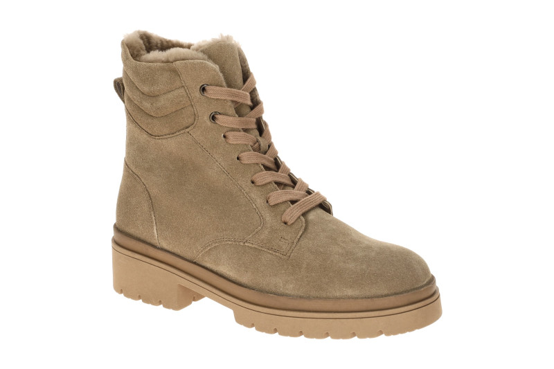 Gabor Winter Stiefel taupe grau Warmfutter Boots Lammfell 8068.01.003