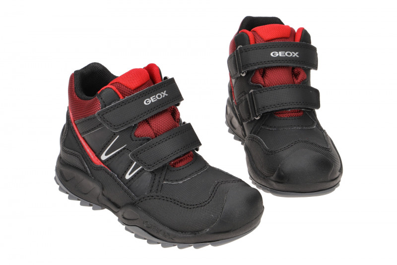 Geox Savage Kinder Stiefel schwarz rot J261WA