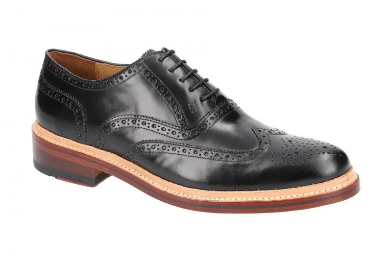Gordon & Bros Levet Schuhe schwarz Rahmengenäht 2506