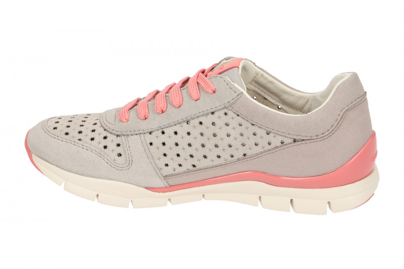 Geox Sukie Schuhe grau pink D52F2A