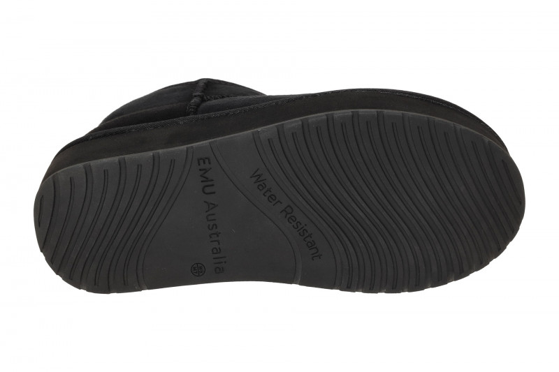 EMU Stinger Micro Flatform Stiefel schwarz Plateau Boots