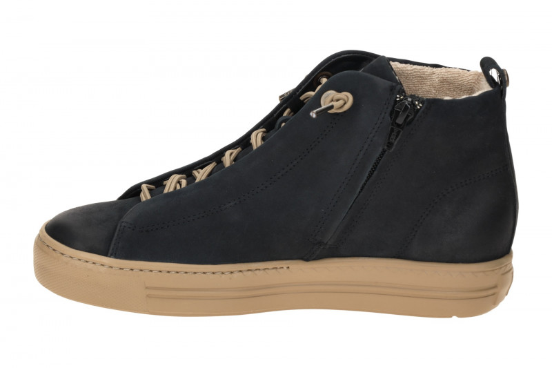 Paul Green 5283 Mid-Sneaker Schuhe blau Nubuck