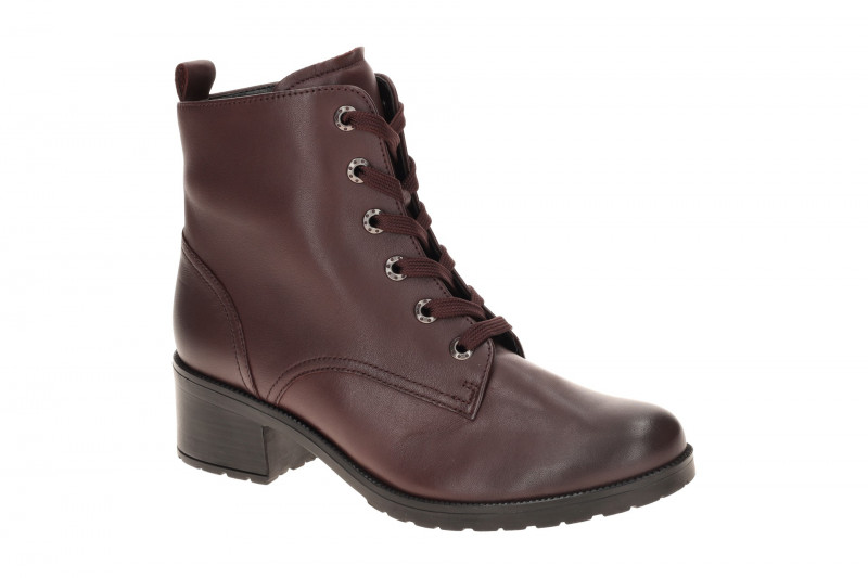 Gabor Fashion Schnür Stiefelette dunkelrot merlot 72.816.69