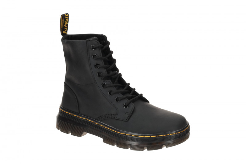 Dr. Martens Combs Leather Stiefel schwarz UNISEX 26007001