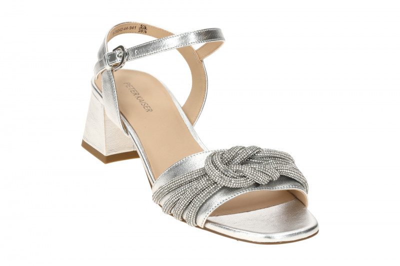 Peter Kaiser Sandalette silber metallic Strass 78242